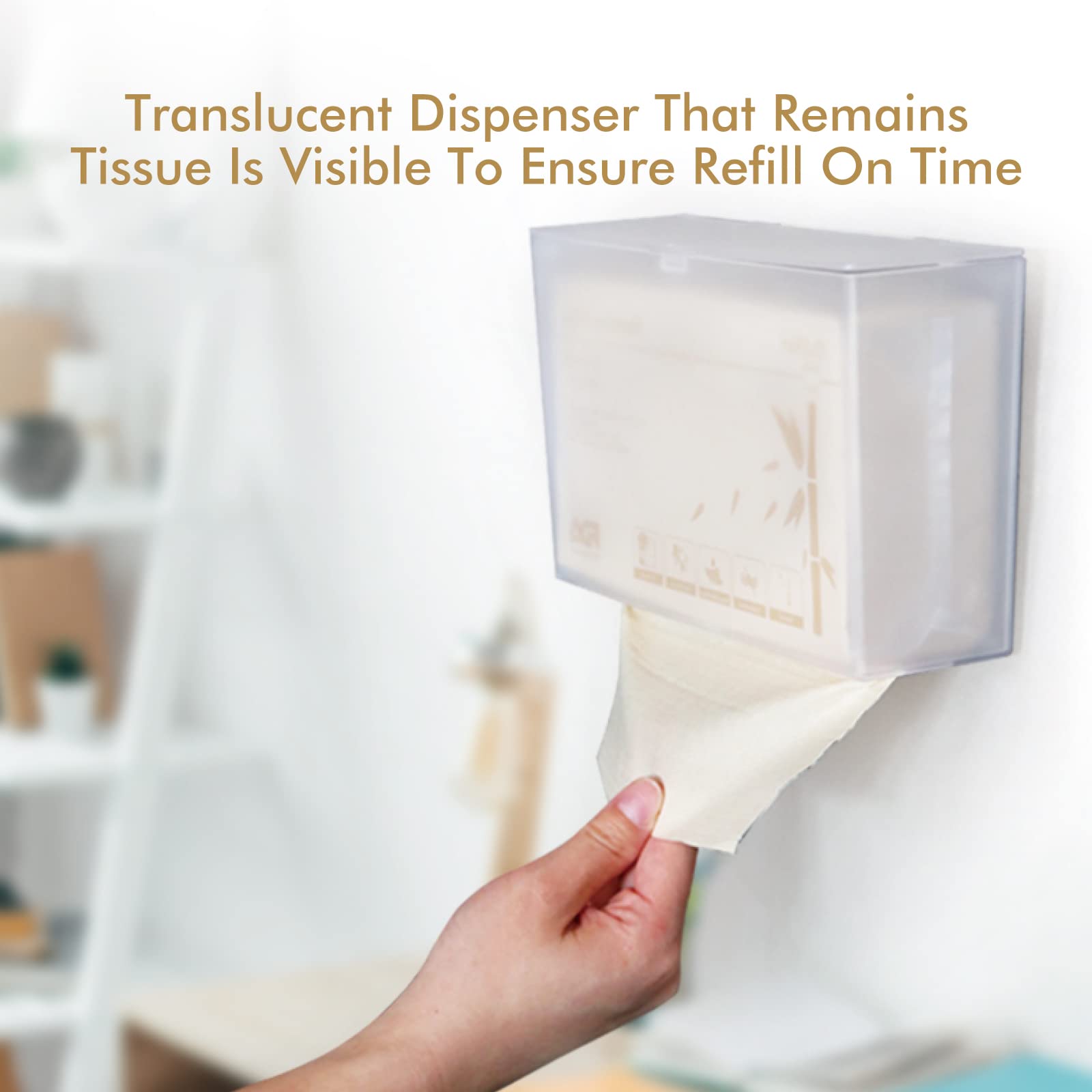 Drdirt Bamboo Multifold Paper Towels - Five-Fold Design, Sustainable, Soft And Absorbent Hand Towels For Bathroom,Home And Kitch